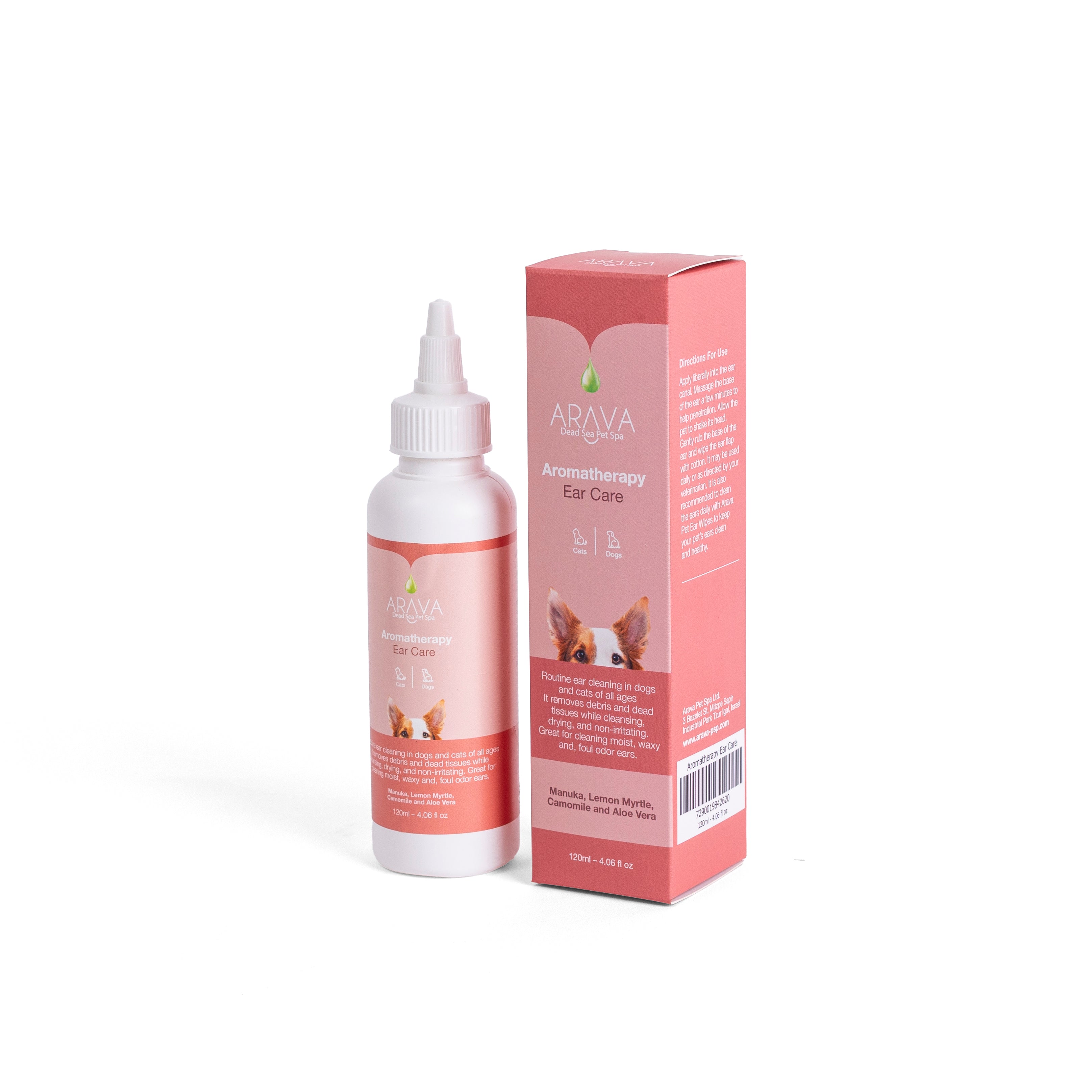 Ear drops for dogs and cats from Aravah