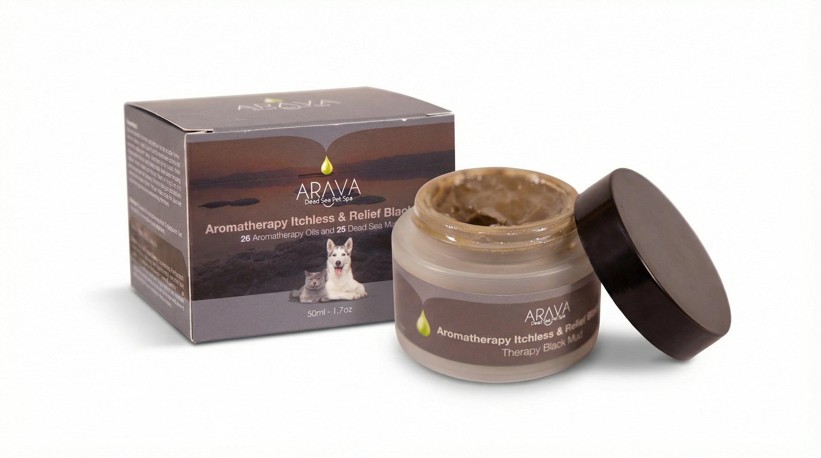 Mud for dogs for wound treatment from Arava