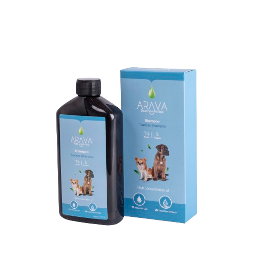 Grooming kit for dogs and puppies with difficult-to-brush coats
