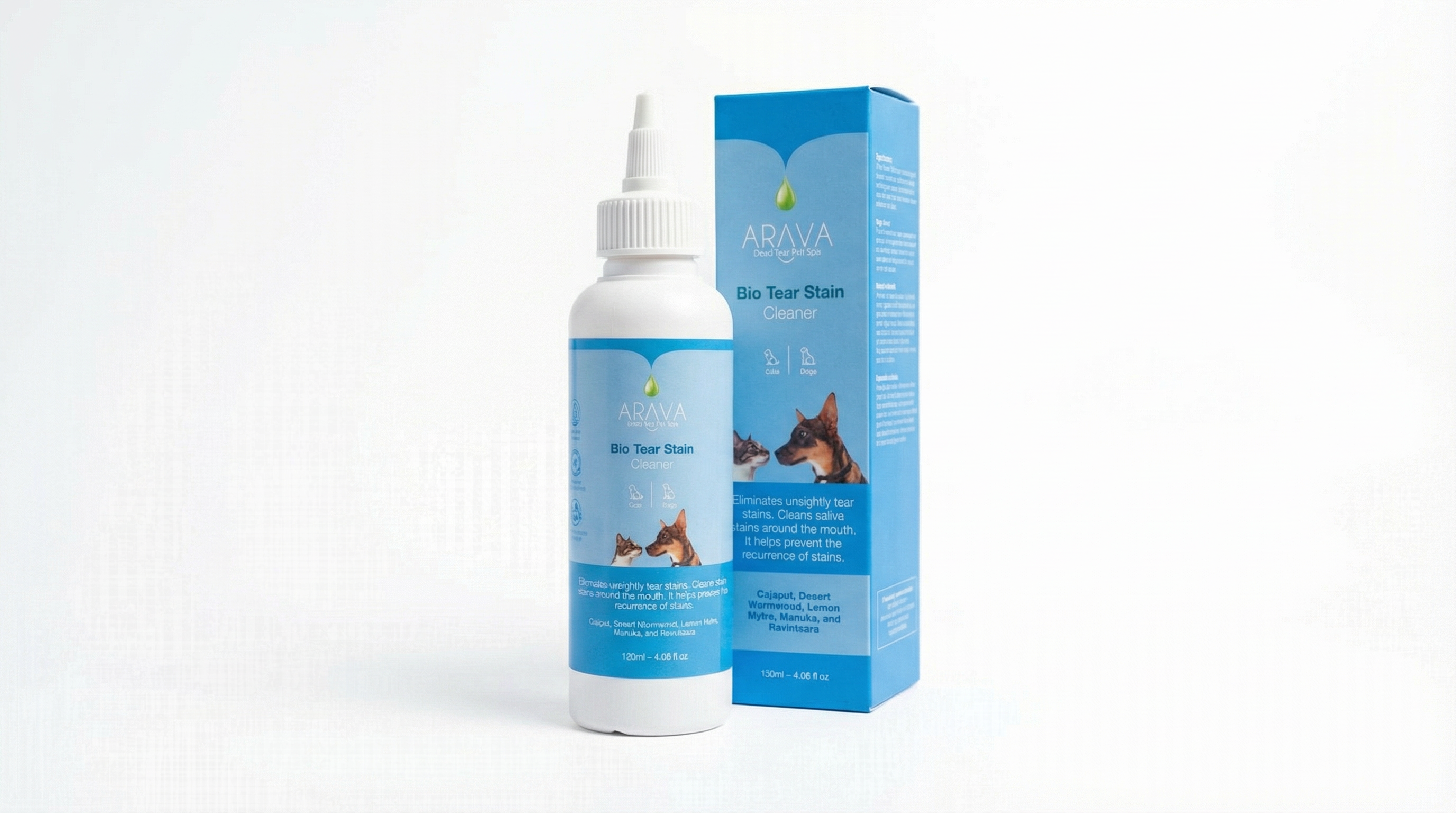 Eye drops for dogs and cats from Aravah