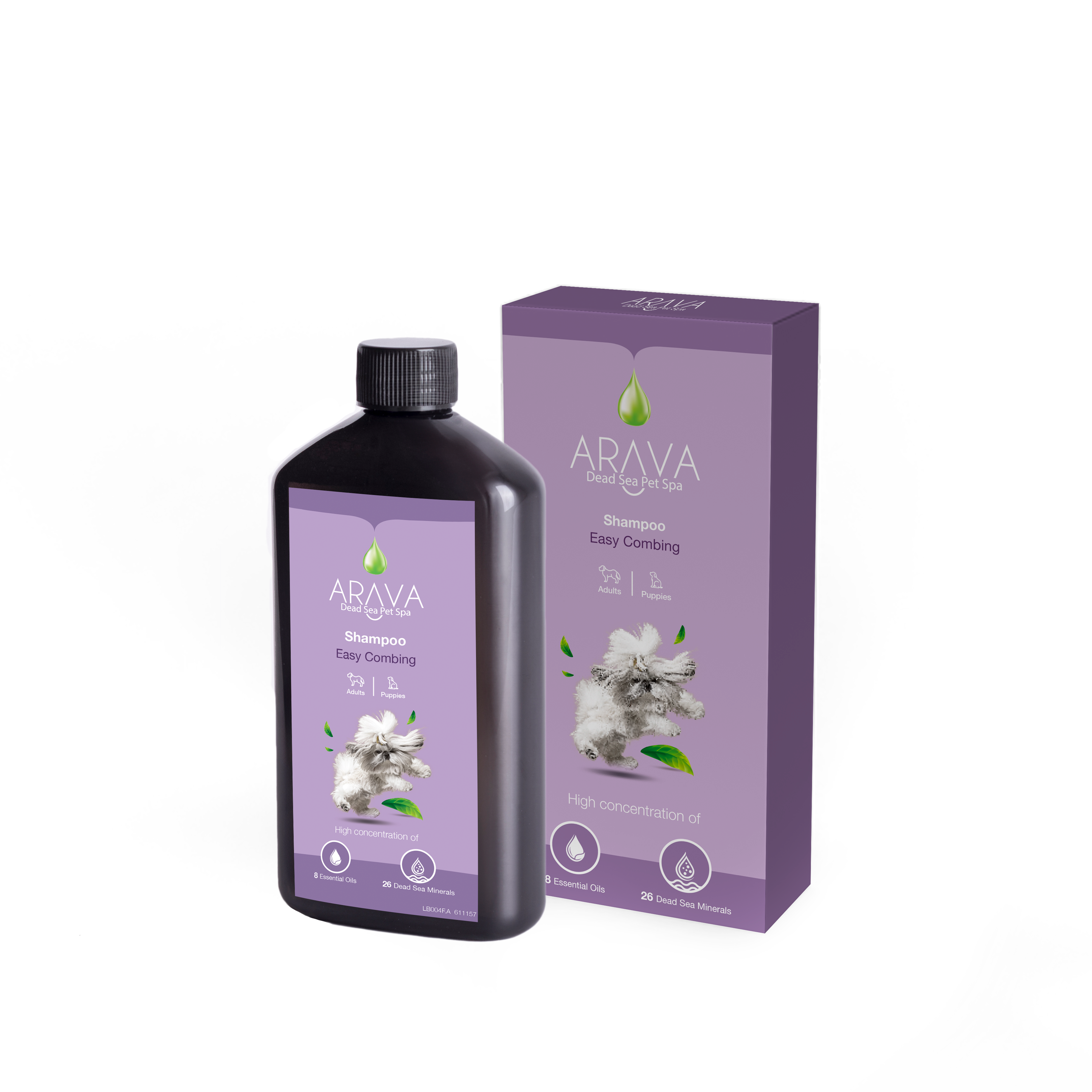 Grooming kit for dogs with coarse fur