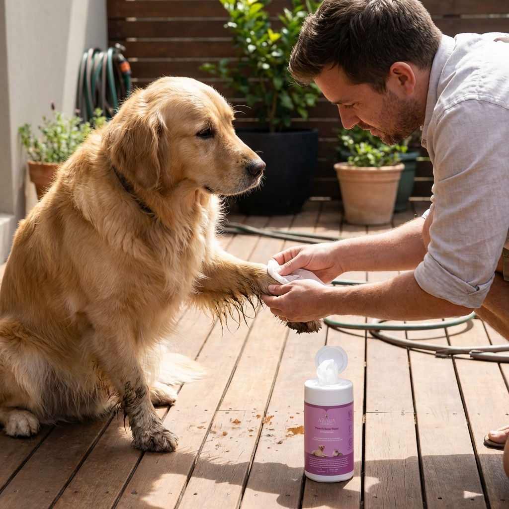 Wipes for dogs and cats for body cleaning