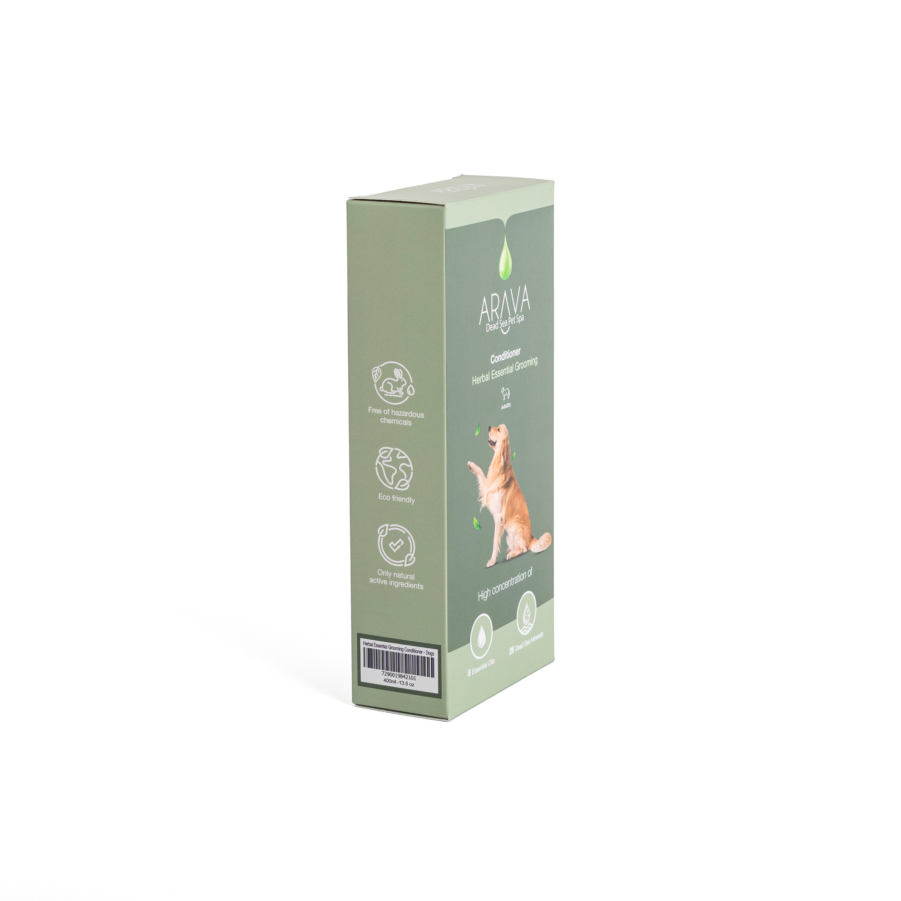 Dog conditioner for grooming and shedding reduction