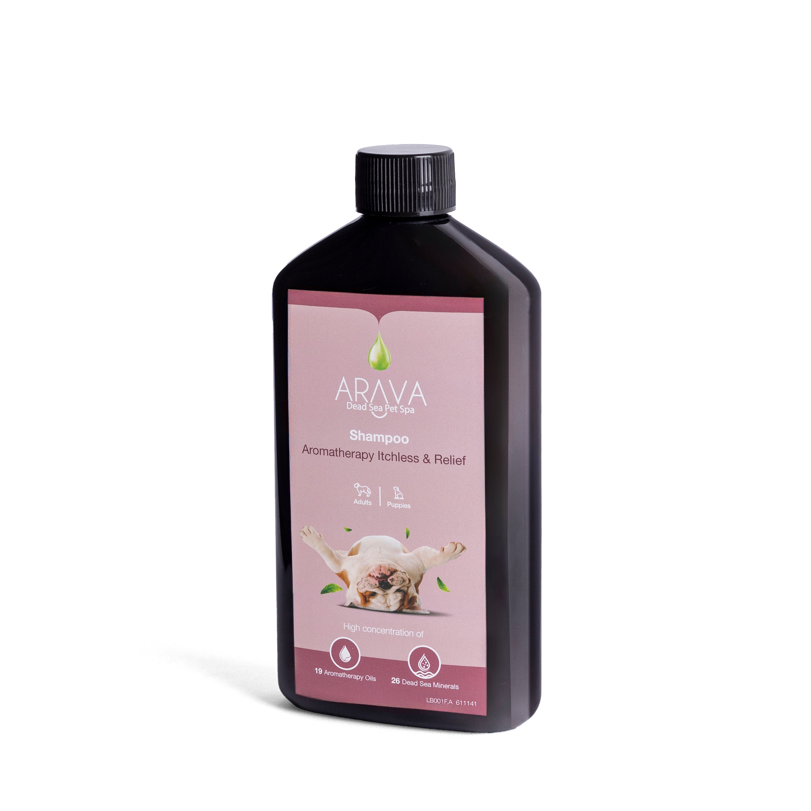 Therapeutic shampoo for dogs with dry or wounded skin by Arava