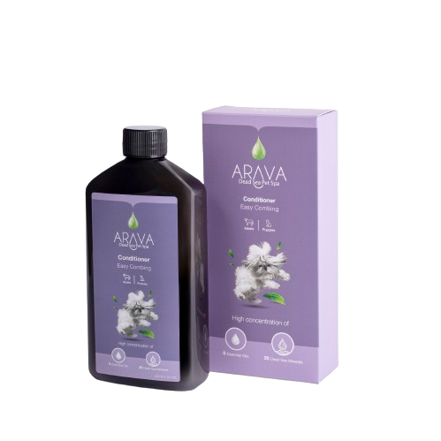 Grooming kit for dogs with coarse fur